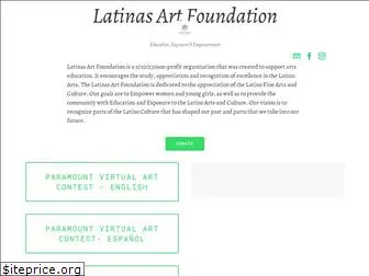 latinasartfoundation.org