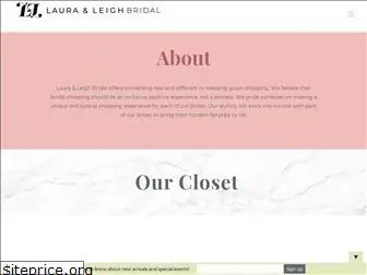 lauraandleighbridal.com