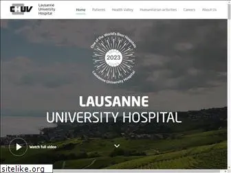 lausanneuniversityhospital.com