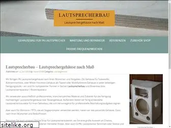 lautsprecherbau.com