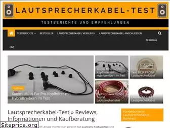 lautsprecherkabel-test.de