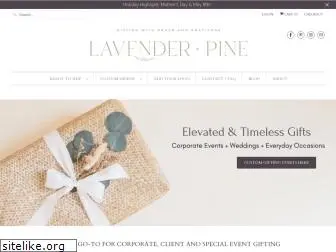 lavenderandpinegifting.com