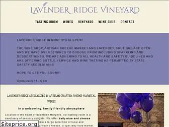 lavenderridgevineyard.com