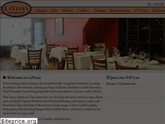 laviniarestaurant.com