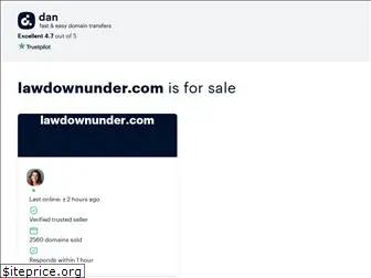 lawdownunder.com