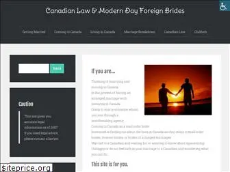 lawforforeignbrides.ca