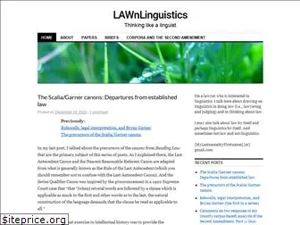 lawnlinguistics.com