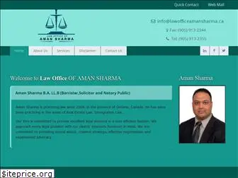 lawofficeamansharma.ca