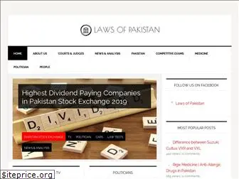 lawsofpakistan.com