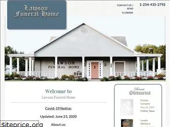 lawsonfuneralhome.net