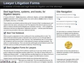 lawyerlitigationforms.com