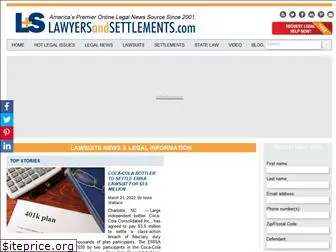 lawyersandsettlements.com