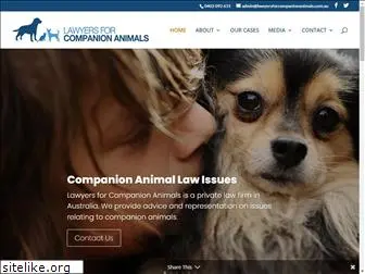 lawyersforcompanionanimals.com.au