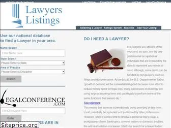 lawyerslistings.com