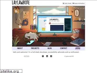 laylawrote.com
