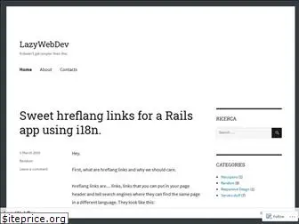 laziestdeveloperonearth.wordpress.com