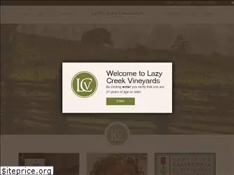 lazycreekvineyards.com