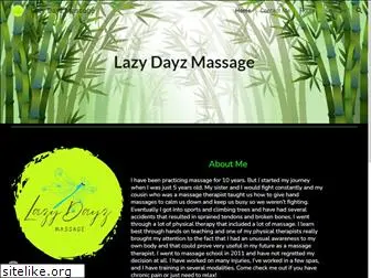 lazydayzmassage.com