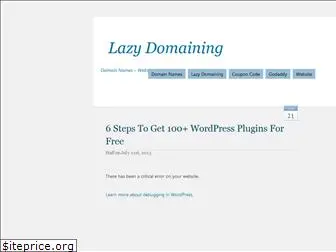 lazydomaining.com
