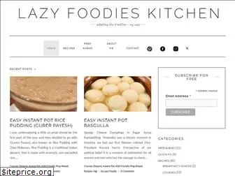 lazyfoodieskitchen.com