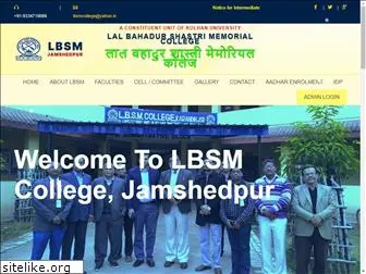 lbsmcollegejsr.com