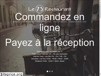 le75restaurant.fr