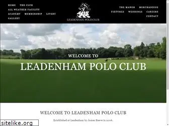 leadenhampoloclub.com