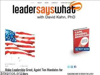 leadersayswhat.com
