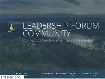 leadershipforumcommunity.org