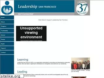 leadershipsf.org