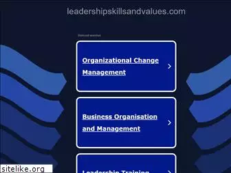 leadershipskillsandvalues.com