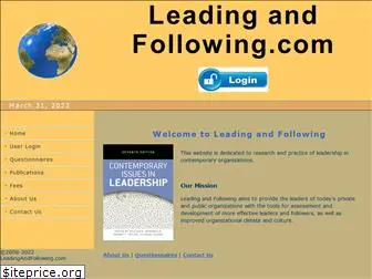 leadingandfollowing.com