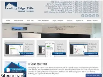 leadingedgetitleorlando.com