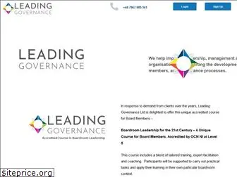 leadinggovernance.com
