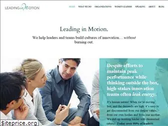 leadinginmotion.com