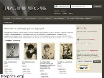 leadinglightsautographs.com