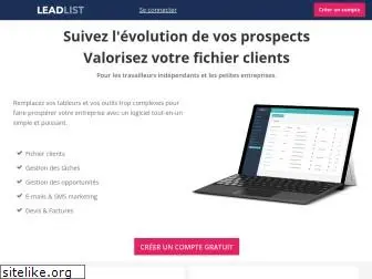 leadlist.fr
