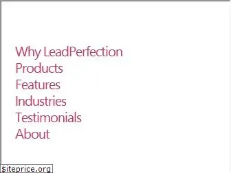 leadperfection.com
