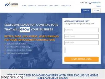 leadsforcontractor.com