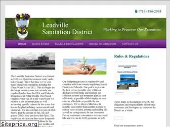 leadvillesanitation.com