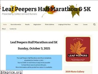 leafpeepershalfmarathon.org