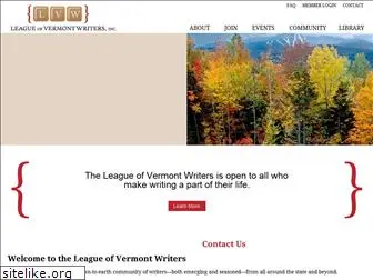 leagueofvermontwriters.org