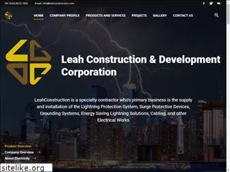 leahconstruction.com