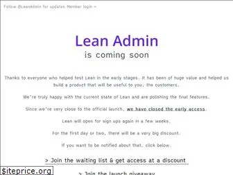 lean-admin.dev