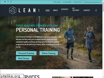 leanpersonaltraining.co.uk