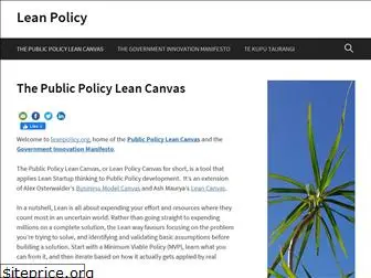 leanpolicy.org