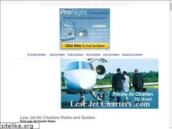 learjetcharters.com