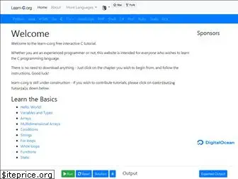 learn-c.org