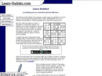 learn-sudoku.com