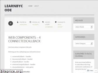 www.learnbycode.wordpress.com